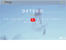 Tablet Screenshot of detego.eu